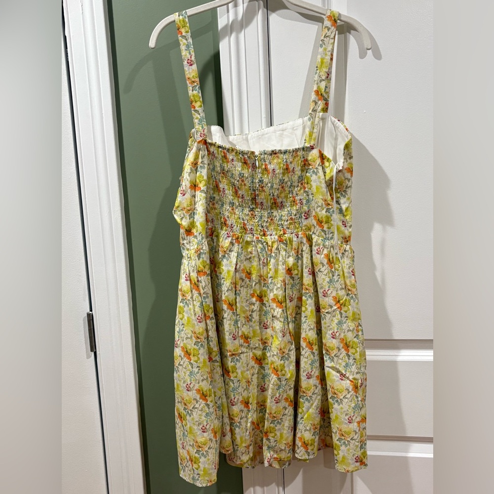 Astr Floral Milkmaid Mini Dress - Picture 8 of 13